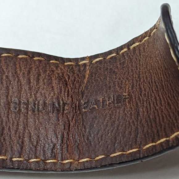 Genuine Women Guess Watch Vintage Rectangular Leather Band Watch Working - Picture 8 of 10